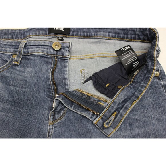 Paige Lennox Slim Jeans Men’s 34 Dark Wash Stretch Denim‎ Straight Leg - Picture 12 of 12